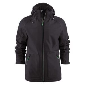 Printer Mens Karting Soft Shell Jacket / Black